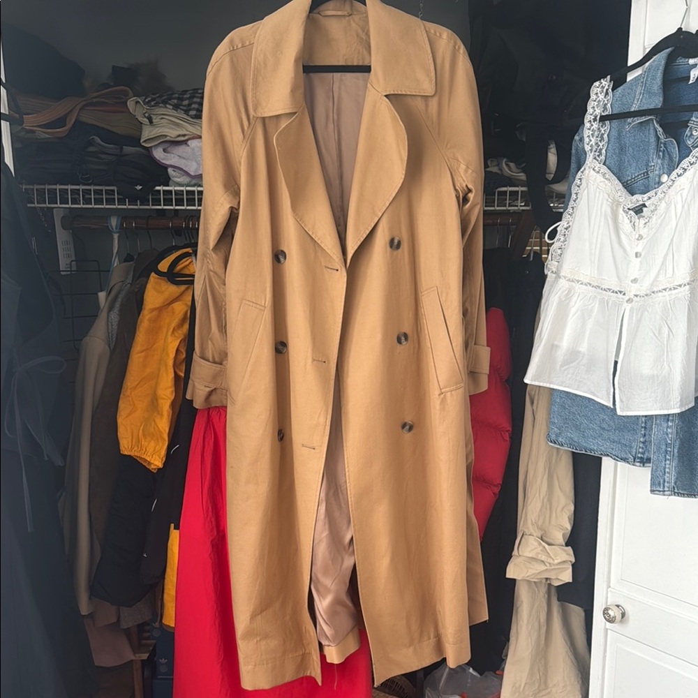 & Other Stories Tan Trench Coat Timeless Elegance